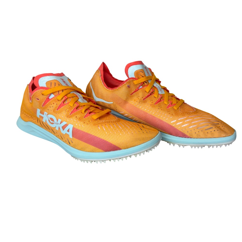 Hoka Cielo X LD Unisex US 8.5w 7M Orange Carbon Fiber Track Spike Racing Shoes